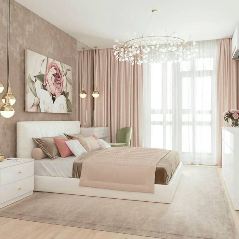 Цвет для спальни: идеальные варианты сочетания цветов в спальне + 200 фото примеров