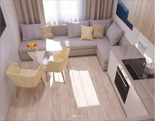 Красивый дизайн кухни с диваном 11 кв м: 25 лучших фото-идей