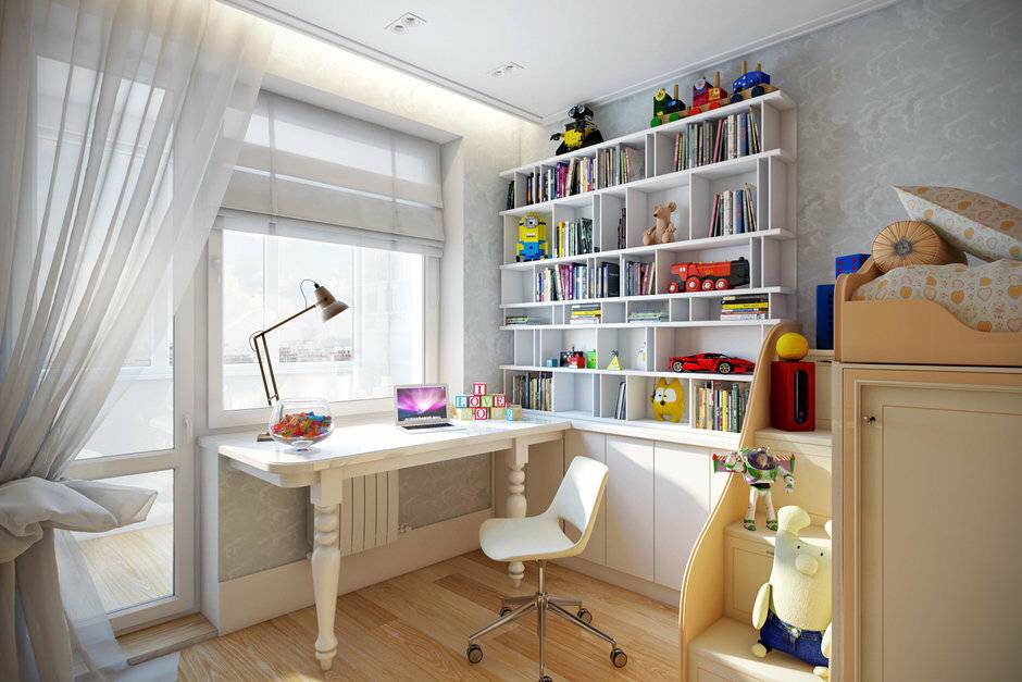 Как организовать удобную рабочую зону для школьника с письменным столом у окна