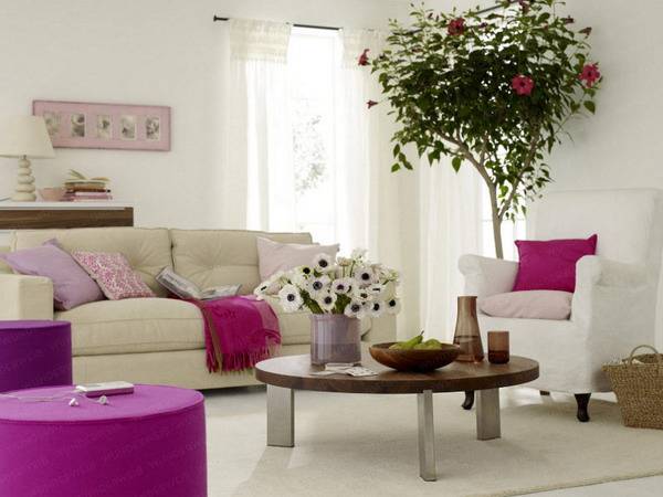 Розовая спальня: с какими цветами сочетается в интерьере — коричневый, бежевый