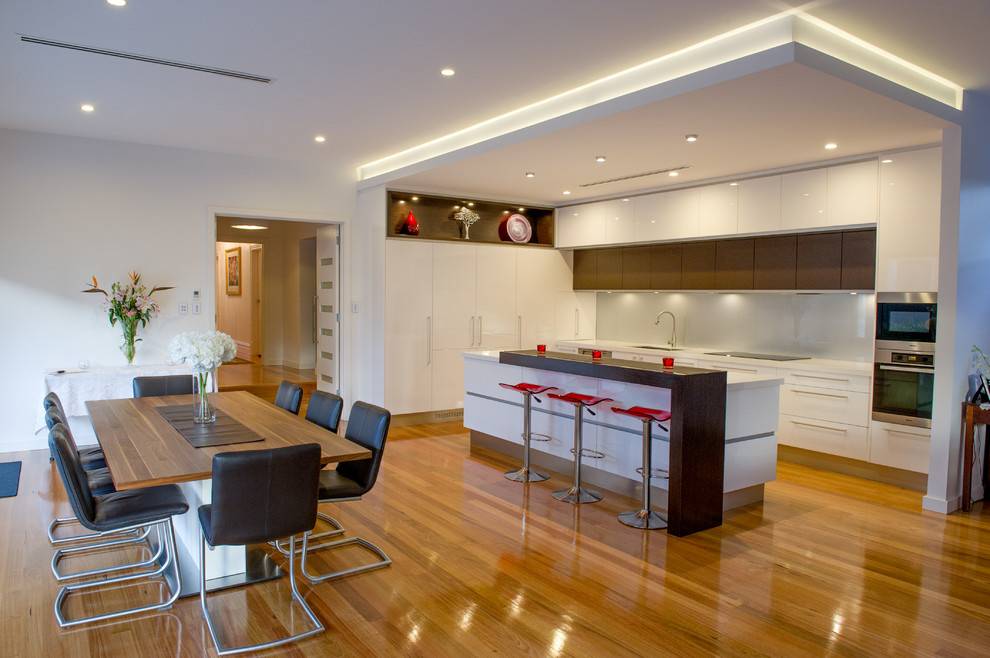 Потолок на кухне из гипсокартона - лучшие варианты дизайна