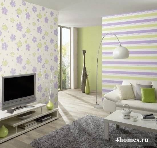 Обои для зала (фото), дизайн 2020 года: новинки, комбинированные для гостиной