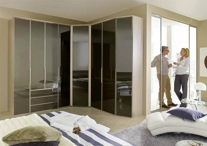 Шкаф-купе в спальню: фото новинок с размерами современных моделей, примеры использования в дизайне