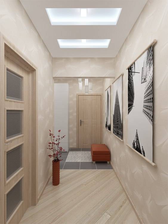 Узкий коридор в панельном доме: реальные варианты дизайна помещения
