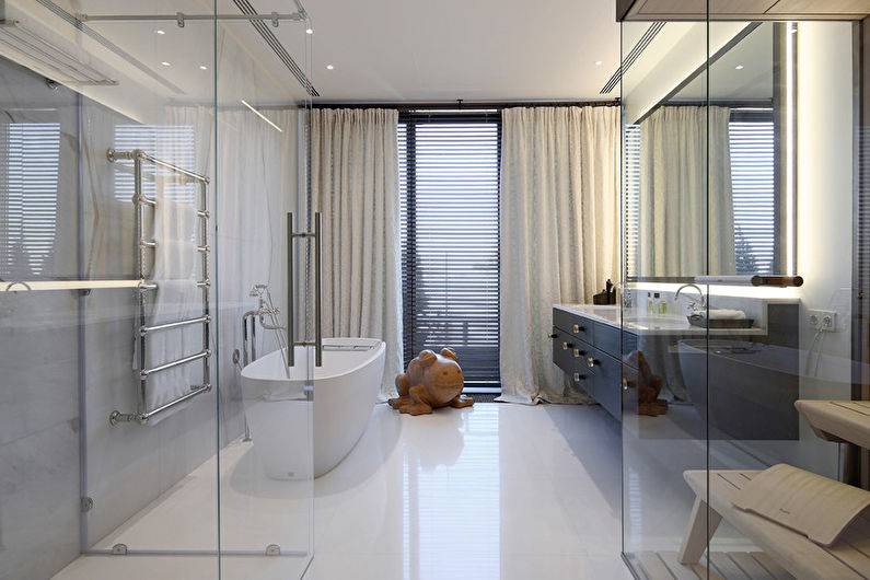 Советы по созданию проекта дизайна большой ванной комнаты