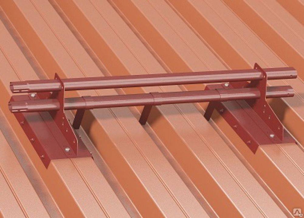 Снегозадержатели на профнастил: установка на крышу из профлиста снегозадержания, как установить на металлопрофиль