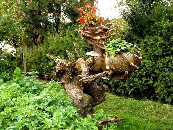 Готовим украшения для сада своими руками: фигурки и садовые скульптуры из подручных материалов