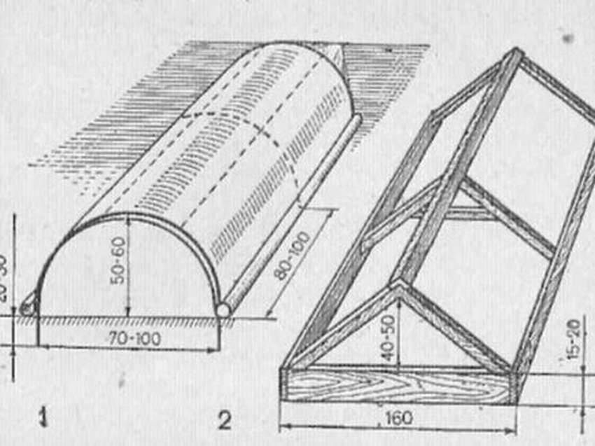 Схема парника своими руками