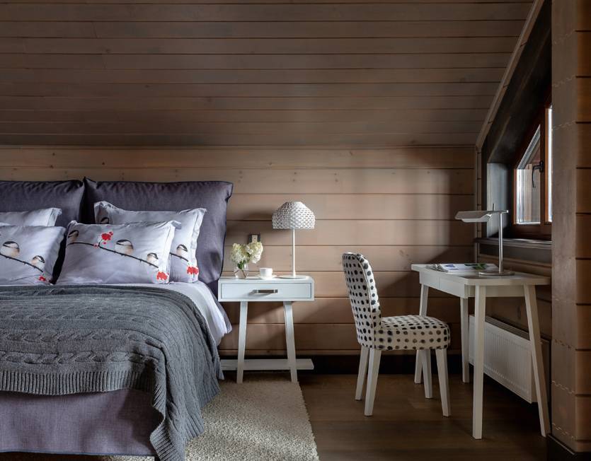 Интерьер деревянного дома из бруса внутри — фото, стилевые решения