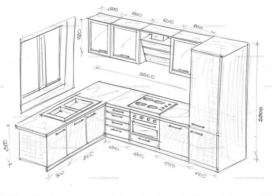 Как изготовить кухонный гарнитур своими руками: материалы, чертежи и схемы, сборка