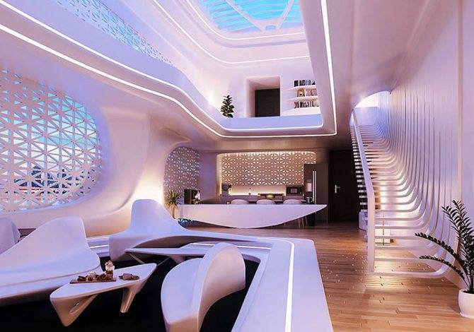 Футуризм в интерьере: секреты, акценты, планировка