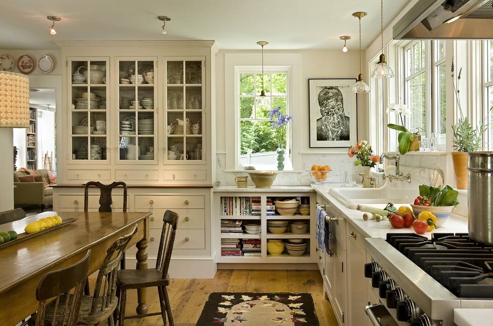 Кухня с большим окном: декор, отделка и идеи дизайна (52 фото) | современные и модные кухни