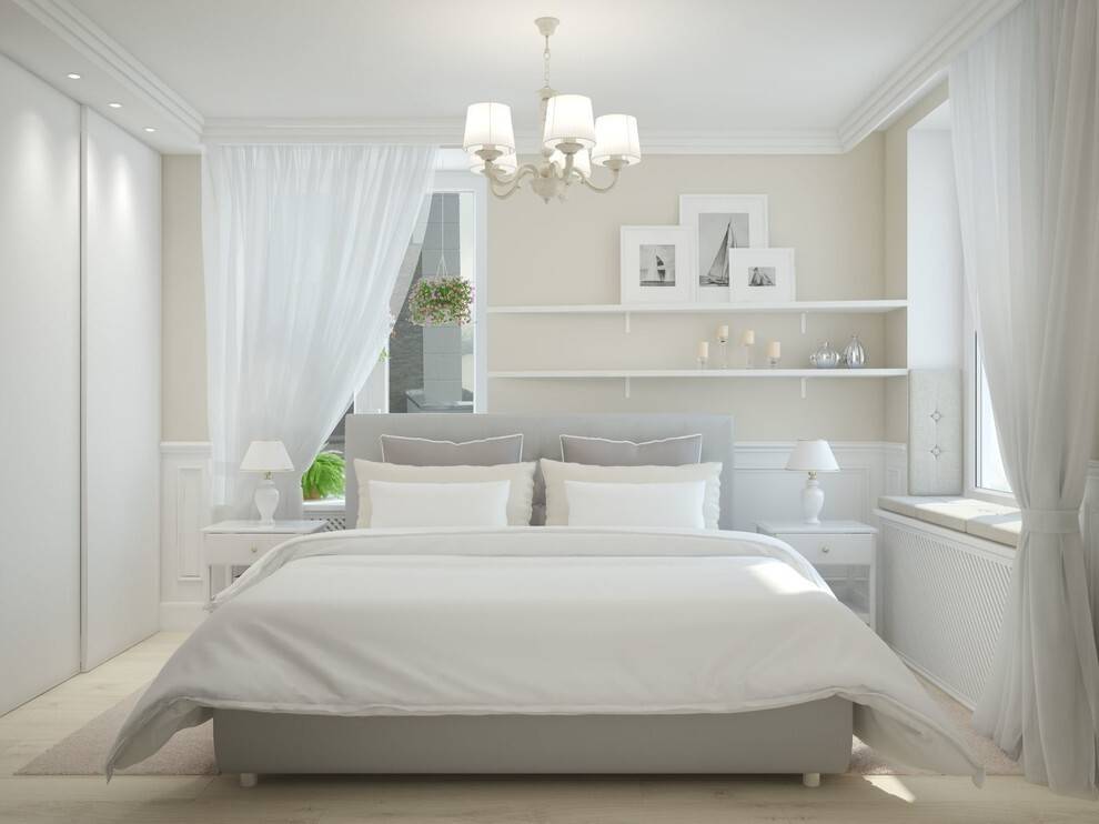 Светлые обои в спальню: топ-150 фото интересных цветовых сочетаний в дизайне спальной комнаты