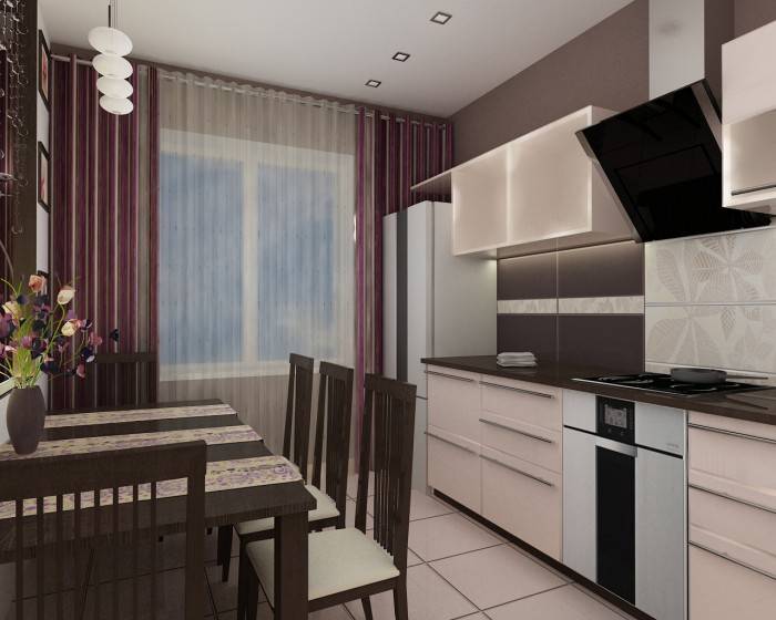 Дизайн кухни 8 кв. метров: 80+ фото примеров, варианты планировки, размещение обеденного стола, выбор цветовой гаммы, оформление окна