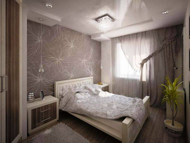 Дизайн спальни-гостиной площадью 17 кв. м
