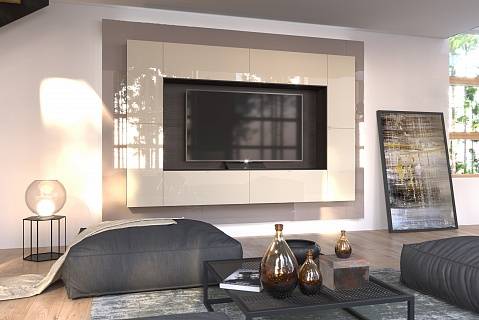 Дизайн стены с телевизором в гостиной (66 фото): варианты оформления акцентной стены с телевизором в интерьере гостиной. как оформить нишу под телевизор из гипсокартона?