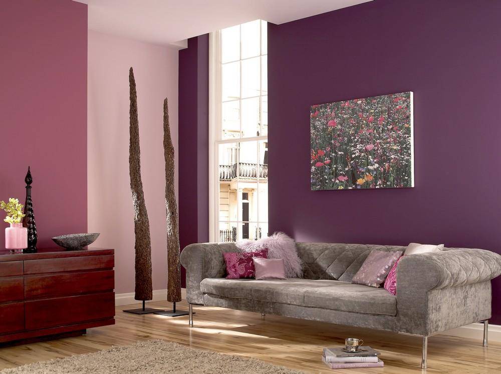 Покраска стен в квартире: дизайн, фото примеров, модные тенденции