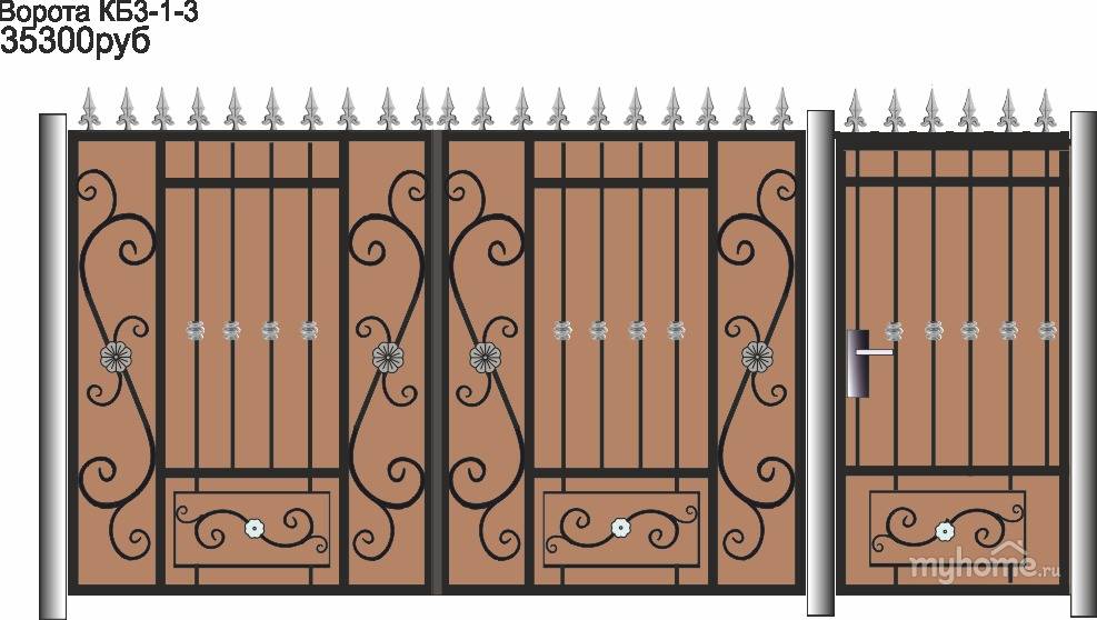 Ворота и калитки для частного дома: раздельные и с калиткой внутри
