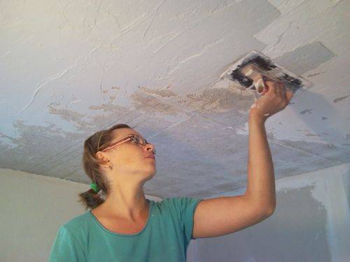 Как осуществить ремонт потолка после протечки ? | все про потолки