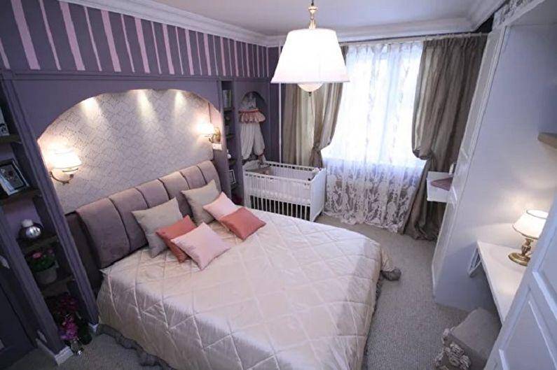 Спальня в однокомнатной квартире — как ее оформить и отделить кровать? 120 фото идей и вариантов