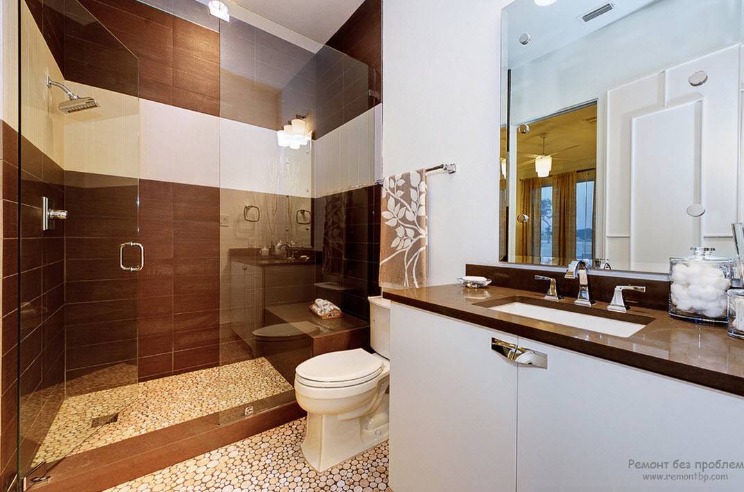 Бежевая ванная: 150 фото сочетаний бежевого цвета в оформлении и дизайне ванной комнаты