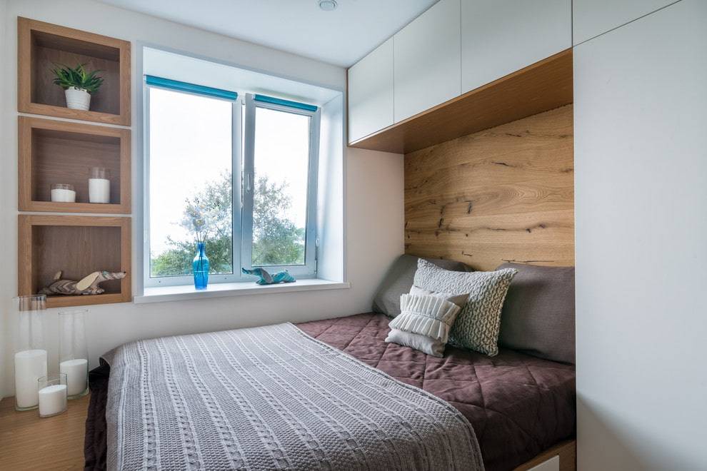 Дизайн спальни 8 кв. м. - 100 фото лучших идей как оформить дизайн в маленькой спальне