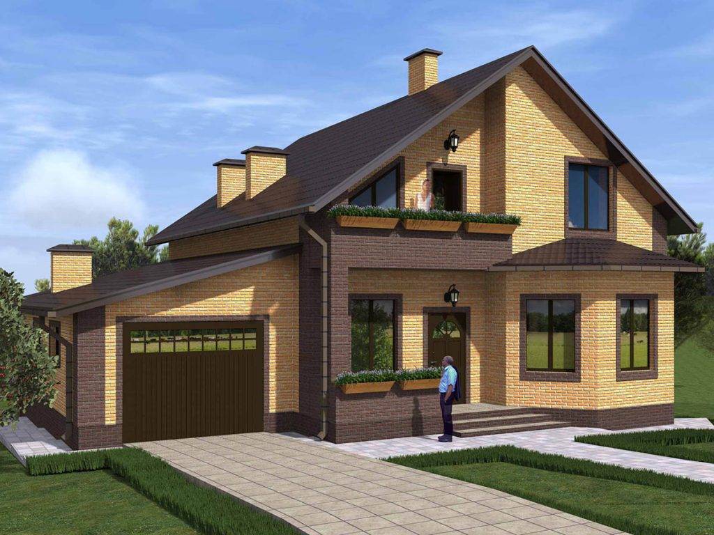 Одноэтажный дом с гаражом под одной крышей: особенности проектирования, варианты проектов и планировок