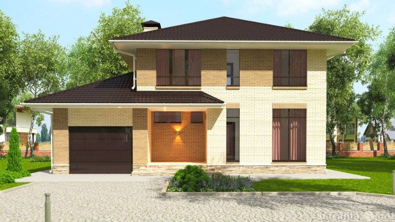 Проекты домов и коттеджей с гаражом | house expert