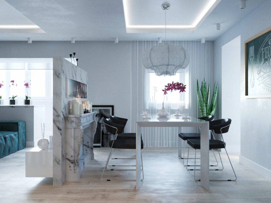 Кухня-гостиная в частном доме: 115 фото идей дизайна интерьера в современном стиле
