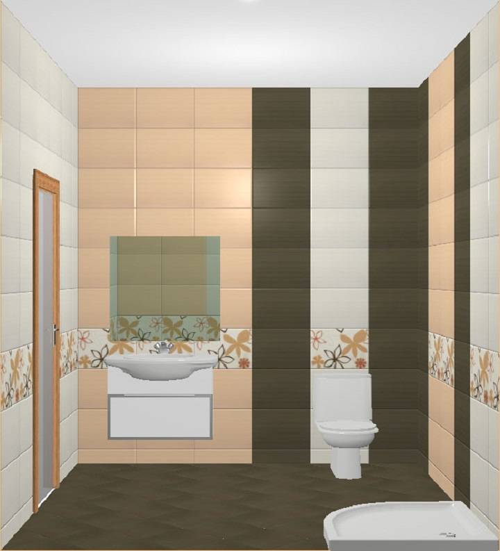 Раскладка плитки для ванной комнаты в фото и видео примерах