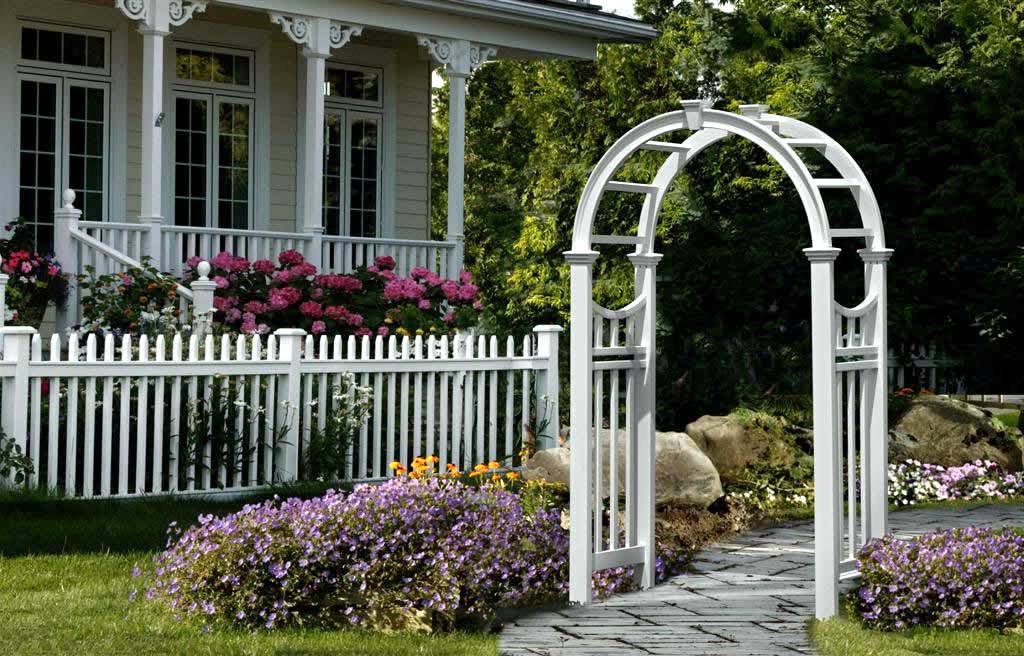 Разновидности арок для цветов – использование в дизайне сада