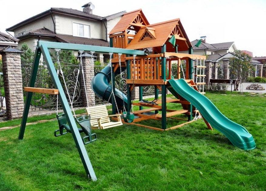Детская площадка своими руками - 55 фото постройки развлекательной площадки