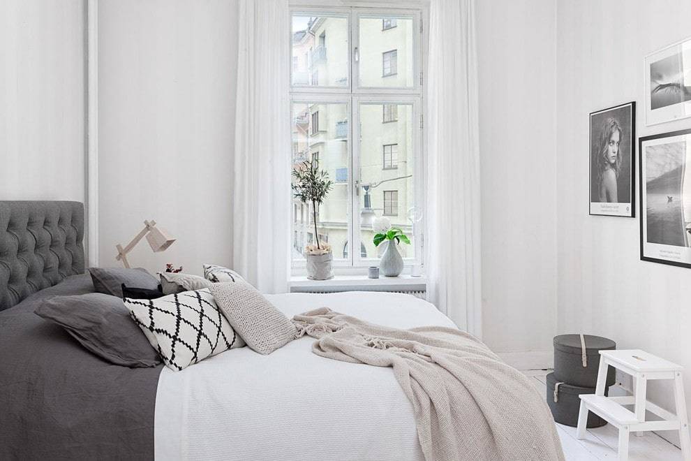 Интерьер спальни в скандинавском стиле (80 фото)