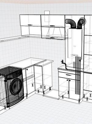 Кухня в хрущевке с газовой колонкой: обустройство и организация пространства