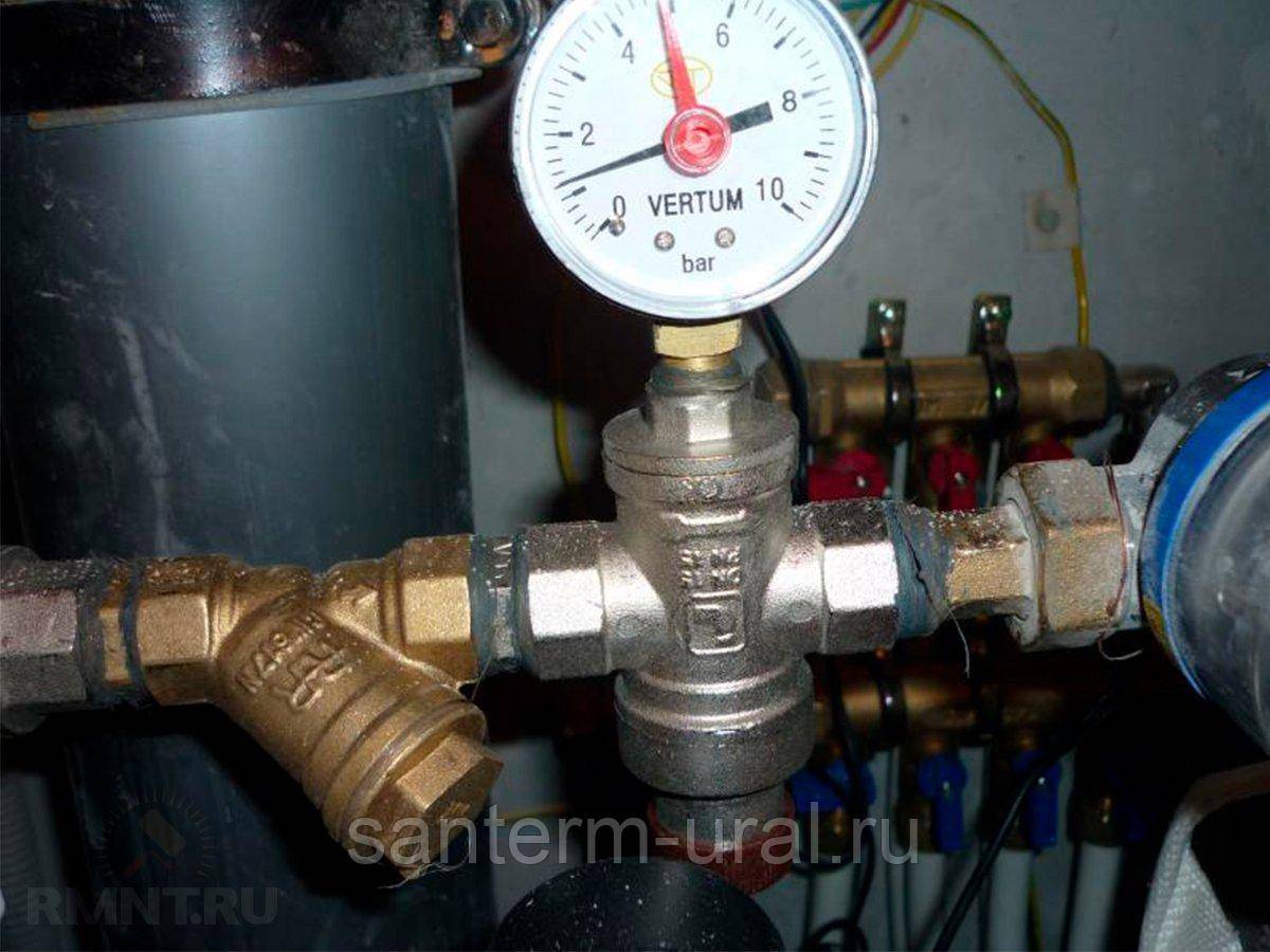 Автоматический регулятор давления воды в системе отопления - отопление квартир и частных домов своими руками