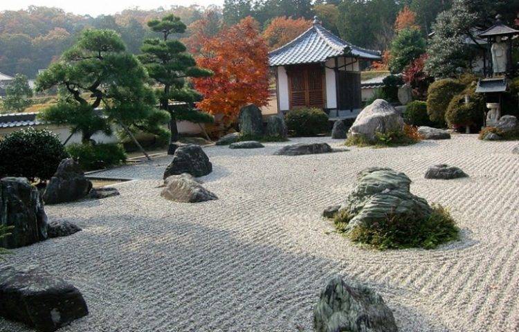 Сад камней: удивительная каменная композиция японской философии