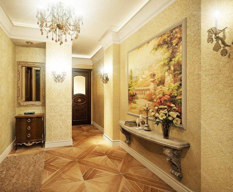 Коридор (113 фото): красивый дизайн интерьера в квартире с картинами, реальное оформление декора