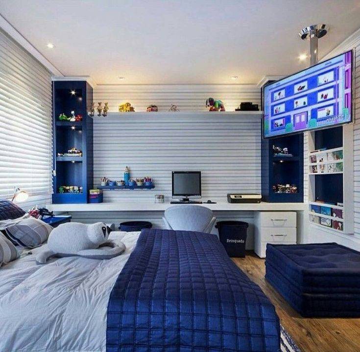 Дизайн комнаты для подростка мальчика (47 фото): лучшие интерьеры и идеи