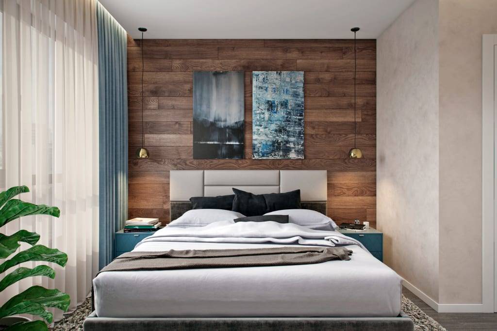 Отделка спальни: новинки дизайна и оформления интерьера, фото красивых примеров + варианты размещения мебели