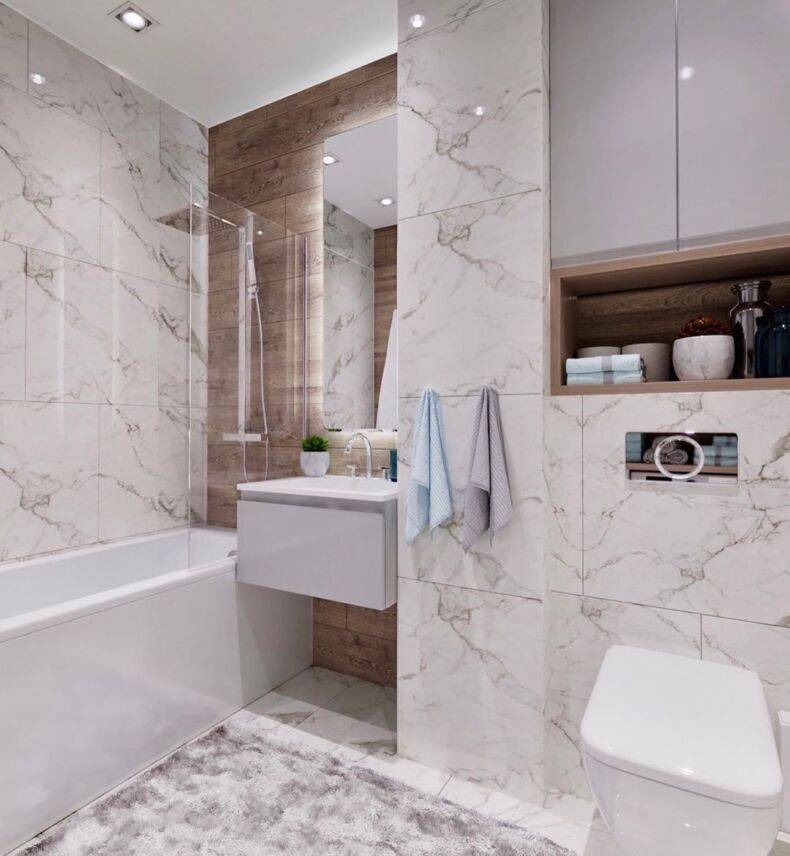 Мраморные ванные комнаты (98 фото): ванны под мрамор в дизайне комнаты, сочетания белого мрамора и дерева в ванной, примеры интерьеров