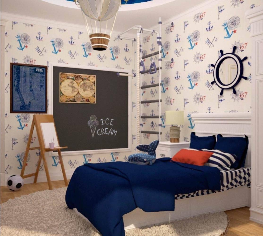 Детская комната для мальчика — особенности дизайна, тренды, интерьера 2021 года, планировка, мебель, освещение, какой стиль выбрать, фото