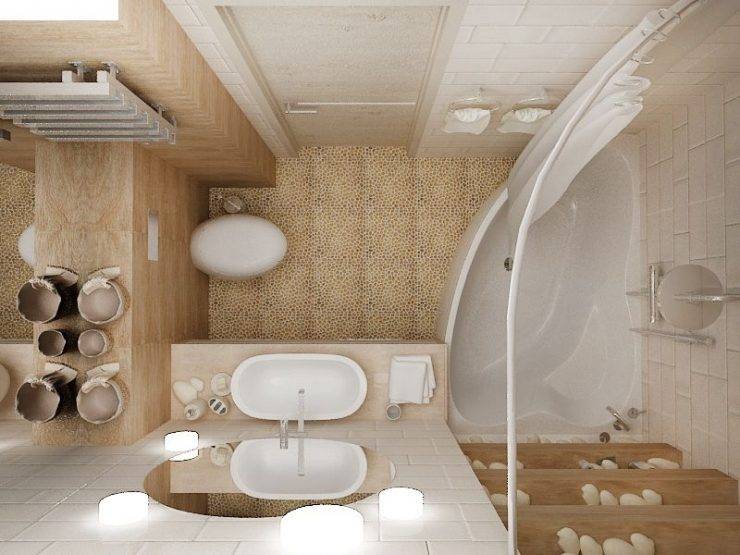 Дизайн ванной комнаты 2 на 2, правила идеальной планировки