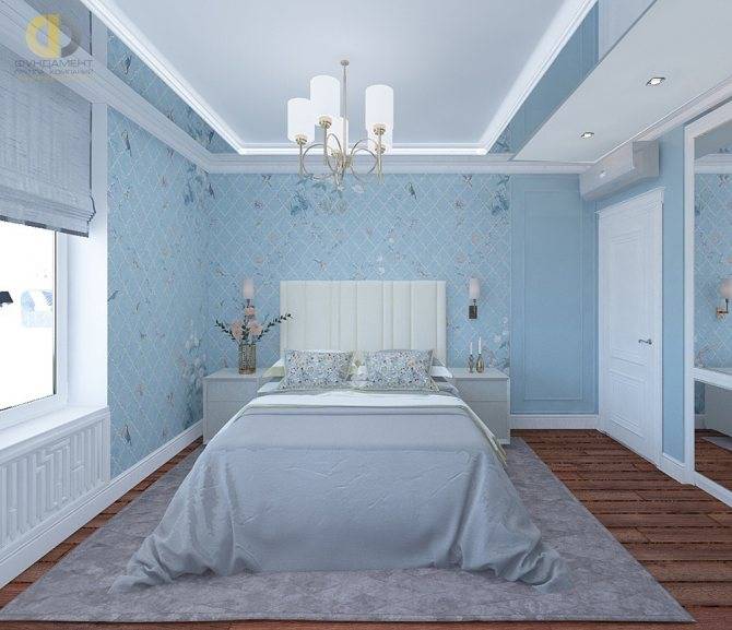Синяя спальня — лучшие варианты сочетания. топ-100 фото новинок дизайна спальни с синим оттенком