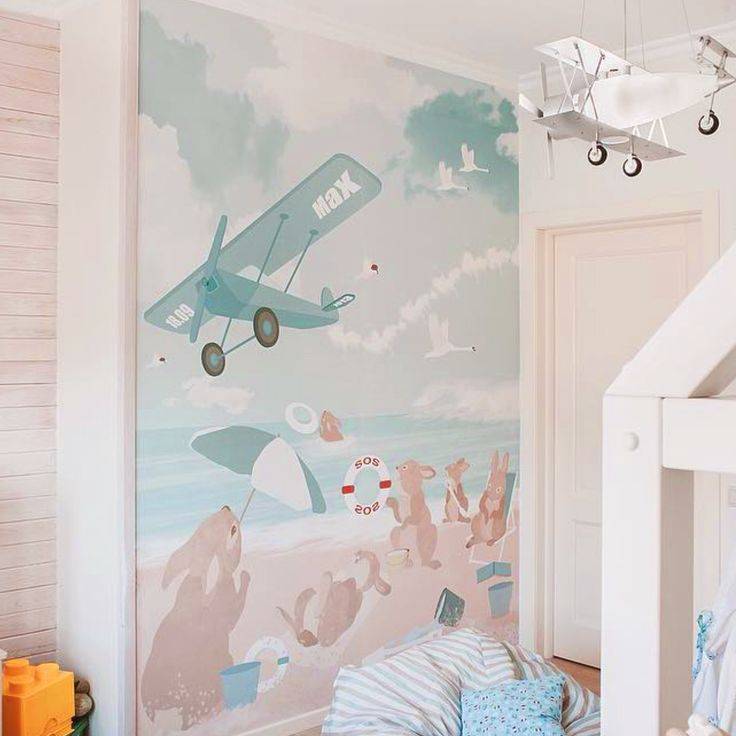 50 идей росписи стен в детской комнате