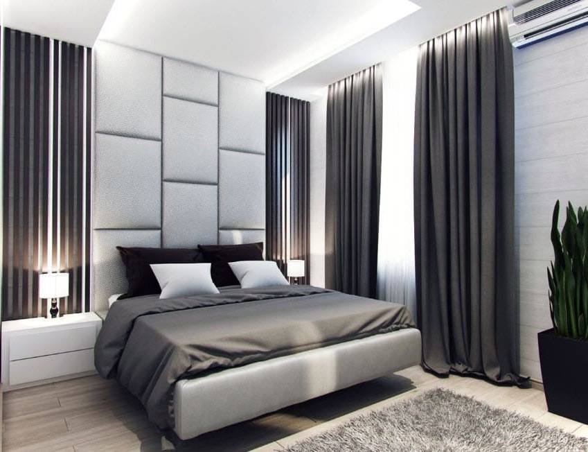 Дизайн спальни в стиле хай тек +75 фото интерьера - «стили» » «дизайна интерьера»