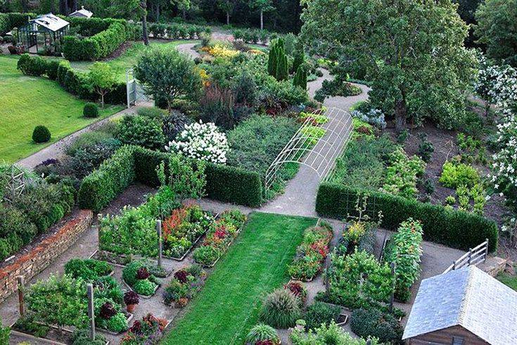 Принципы планировки сада и огорода на загородном участке
