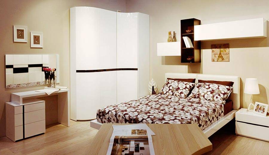 Угловой шкаф в спальню: 100 фото идей в интерьере, виды, дизайн