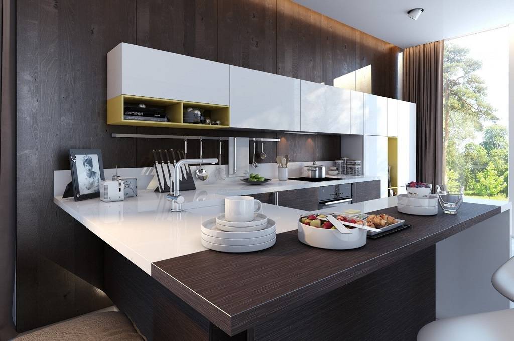 Кухня в стиле модерн — современные дизайнерские решения для оформления кухни. выбор мебели и декора (150 фото)