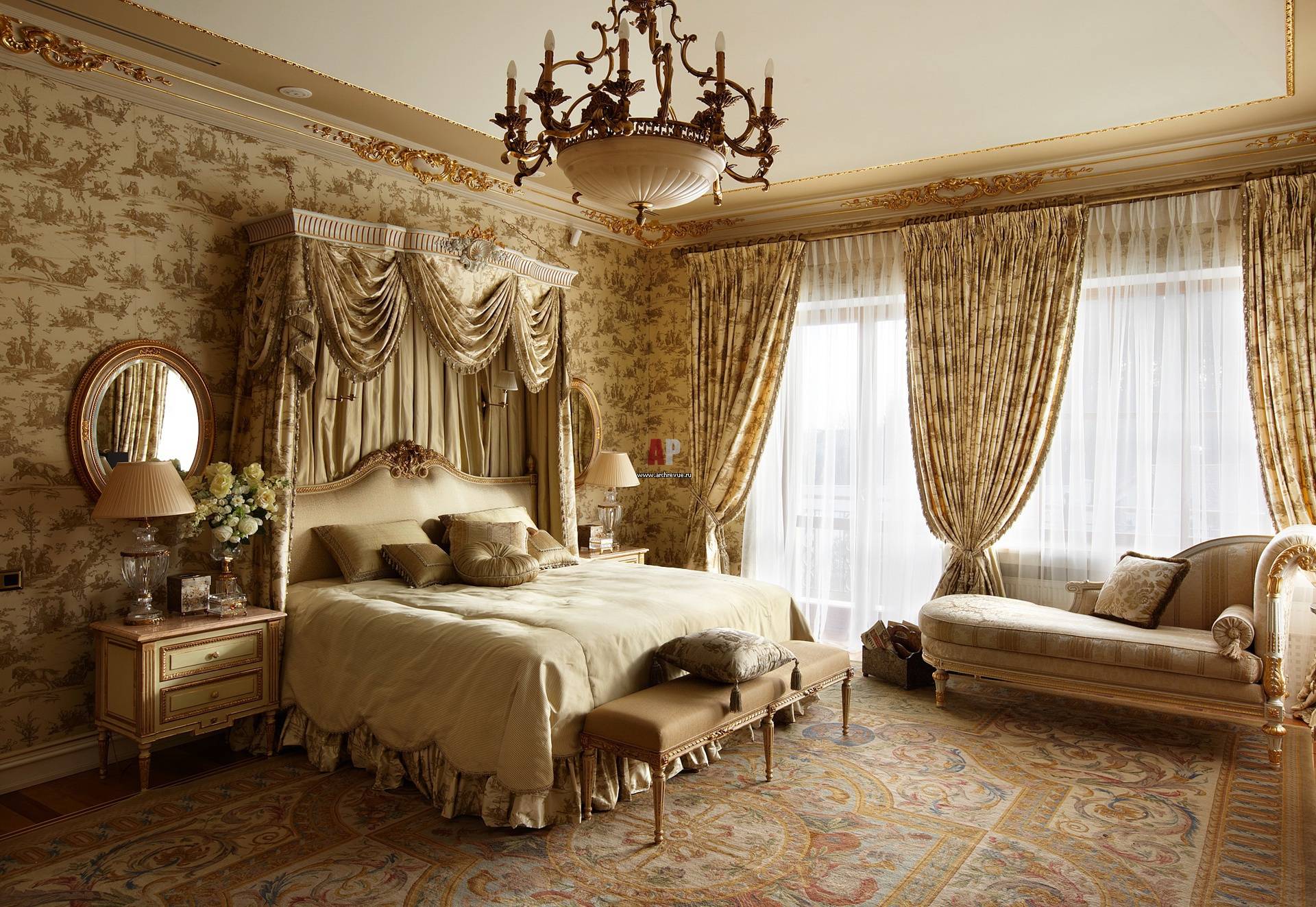 Спальня в английском стиле (39 фото): дизайн интерьера