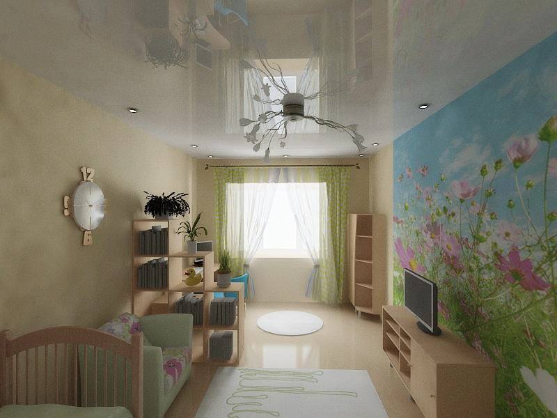 Примеры оформления дизайна детской комнаты в хрущевке